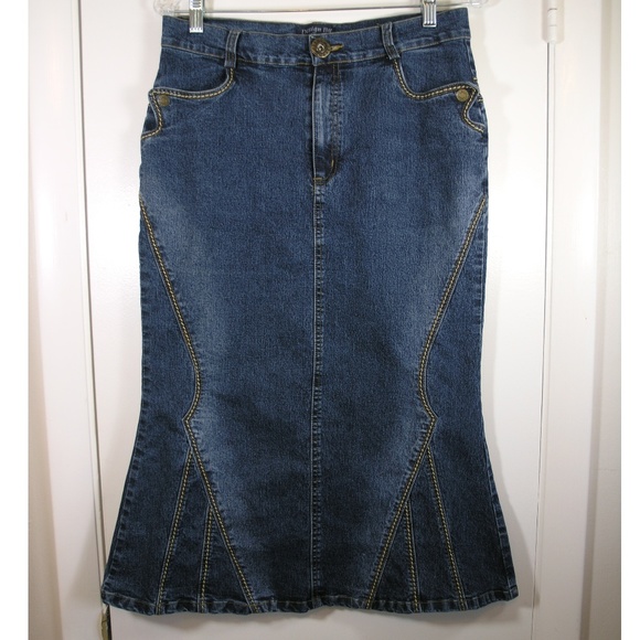 jean skirt designs
